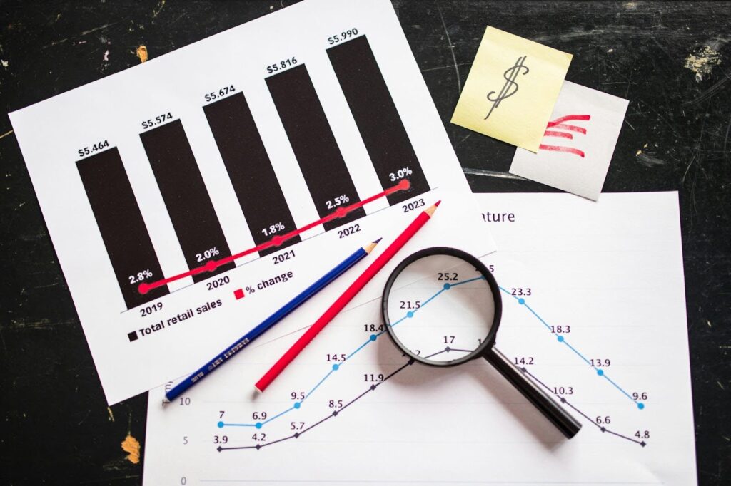 business charts and graphs